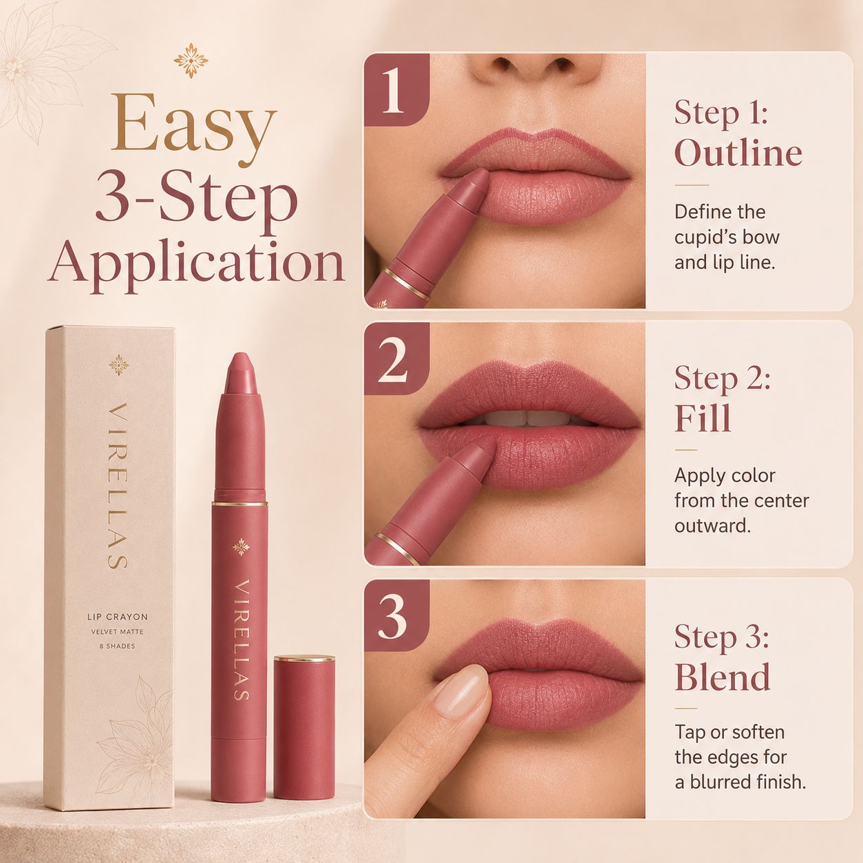 24H FLASH SALE 💜 Buy 1 Get 1 Free Lip Liner — Waterproof, Long-Lasting Sculpt Effect
